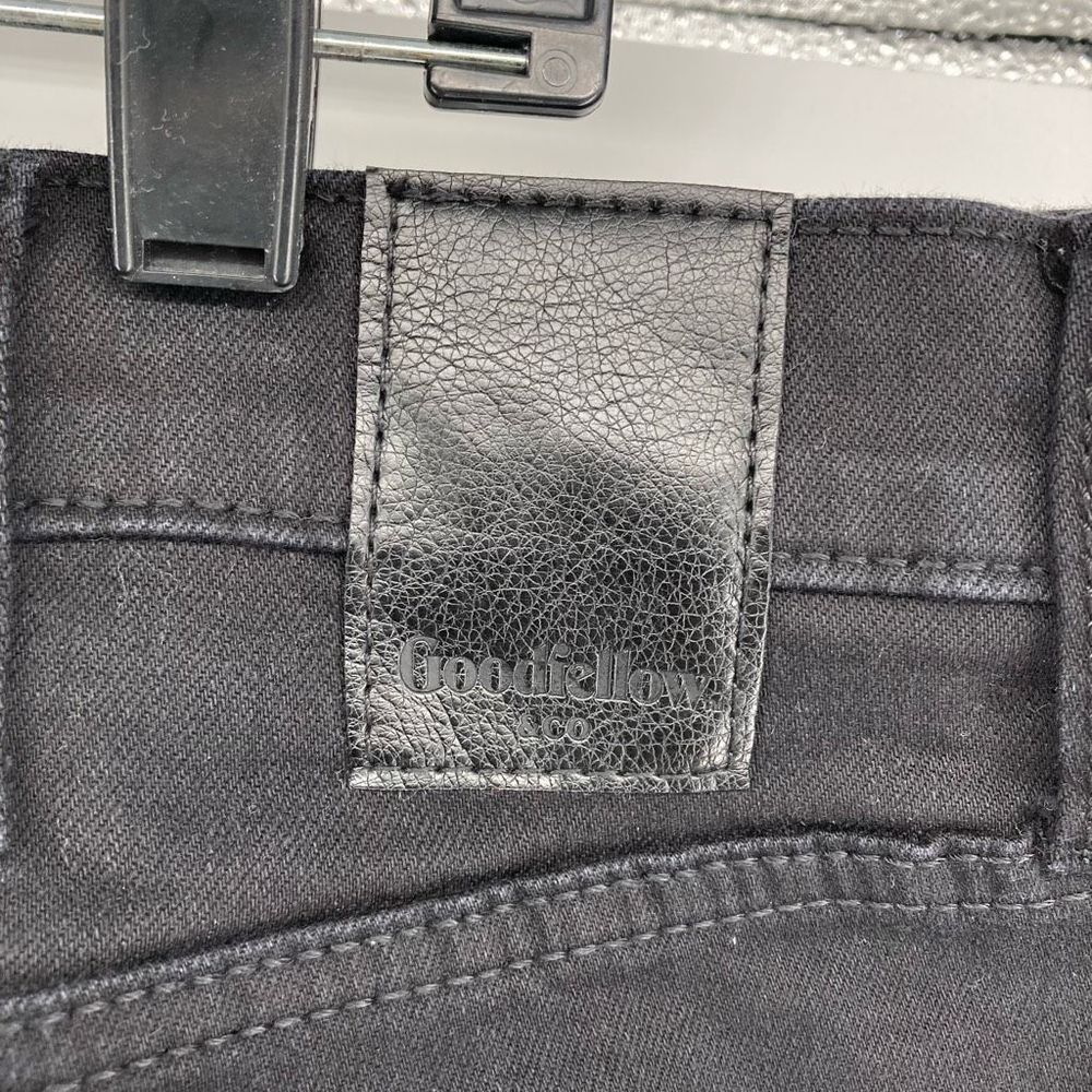 Goodfellow & Co Total Flex Straight Fit Men’s Black Denim Jeans Size 40W x 32L - Picture 9 of 16